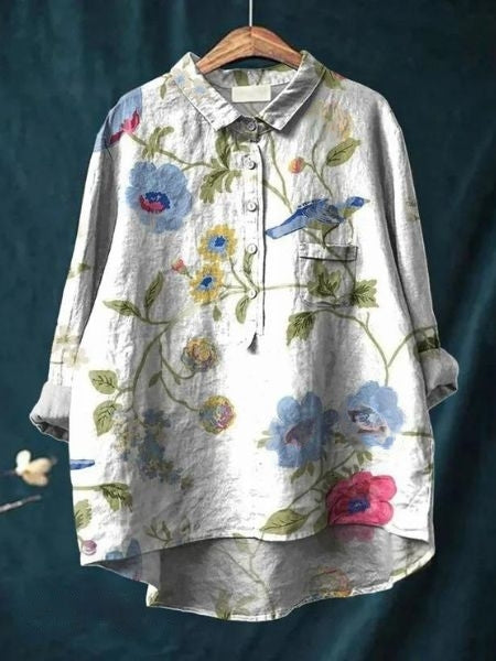 Donna | Bluse mit Blumenmuster für Frauen