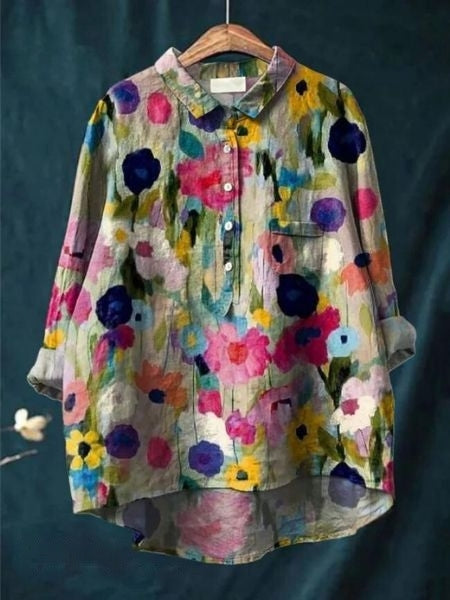 Donna | Bluse mit Blumenmuster für Frauen