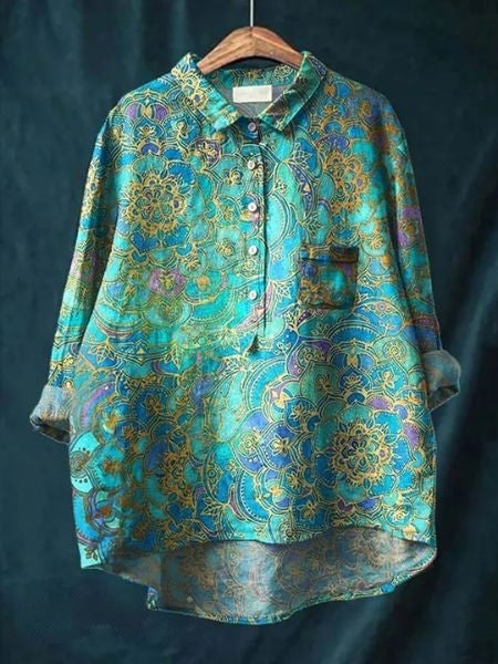 Donna | Bluse mit Blumenmuster für Frauen