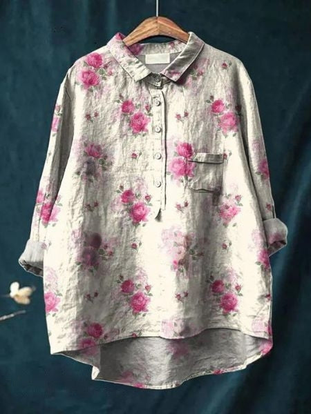 Donna | Bluse mit Blumenmuster für Frauen