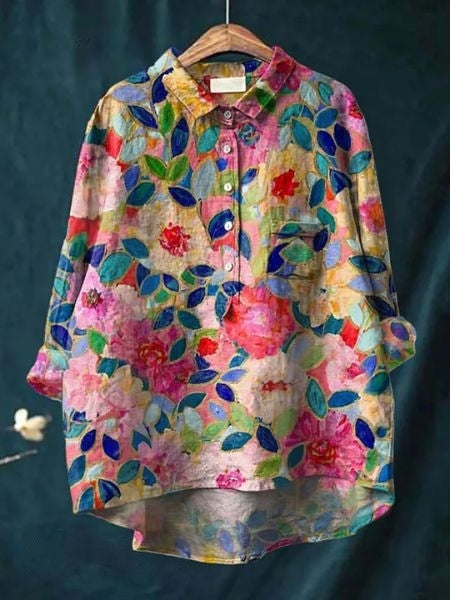 Donna | Bluse mit Blumenmuster für Frauen