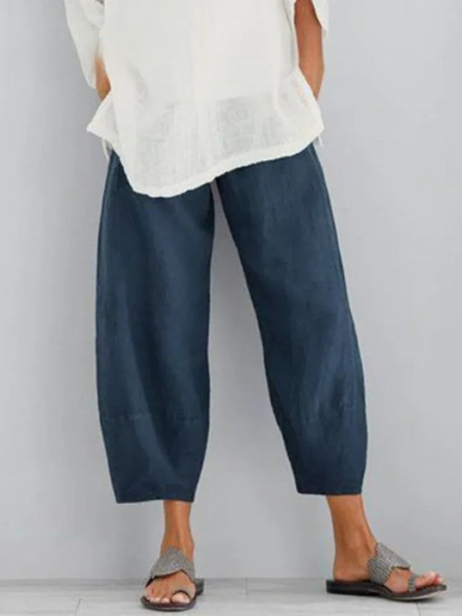 Lara | Leinenhosen - Relaxed Fit für Frauen im Sommer