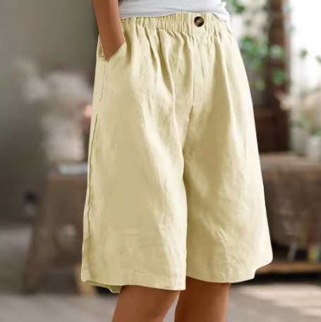 Jule | Bequeme, atmungsaktive Leinen-Shorts für den Sommer
