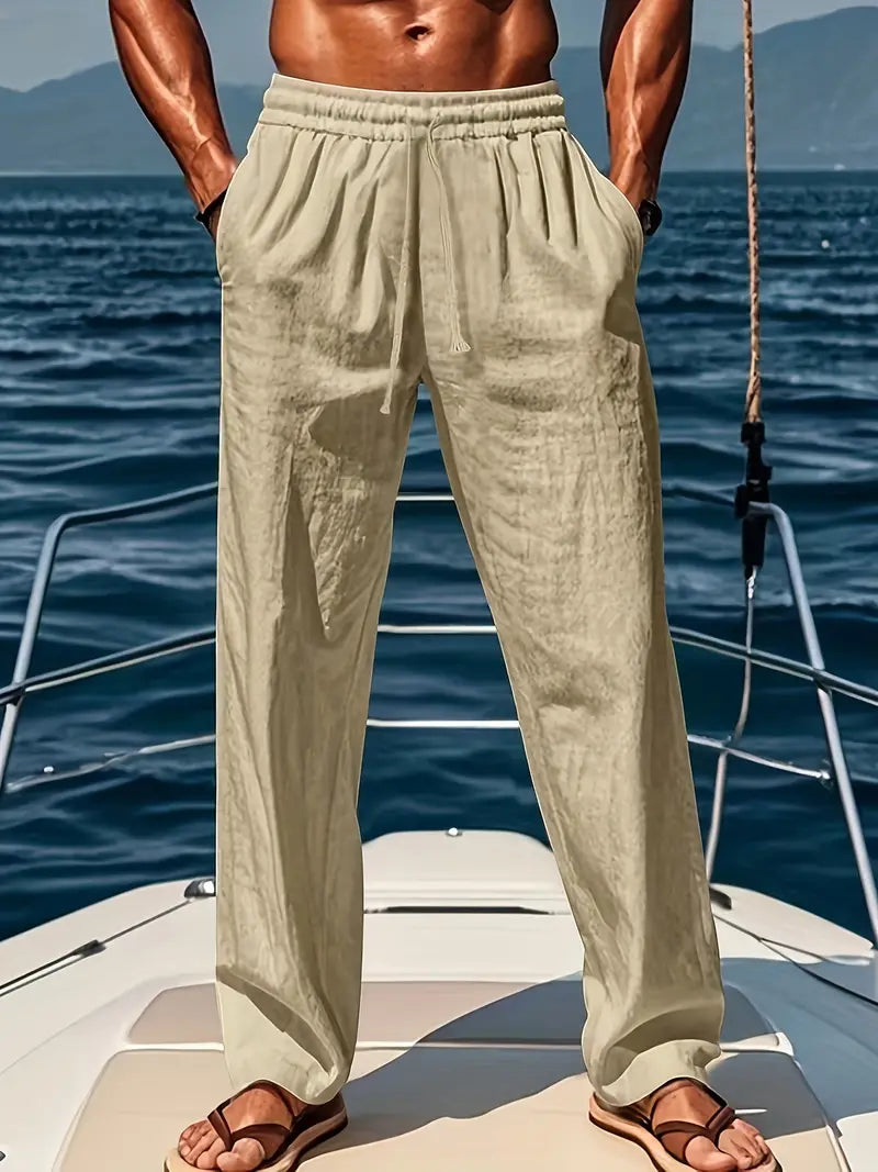 Nico | Leinenhose für Männer mit entspannter Passform