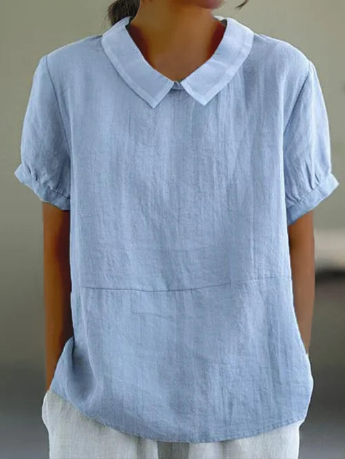 Amalie | Freizeitbluse mit Puffärmeln für Frauen