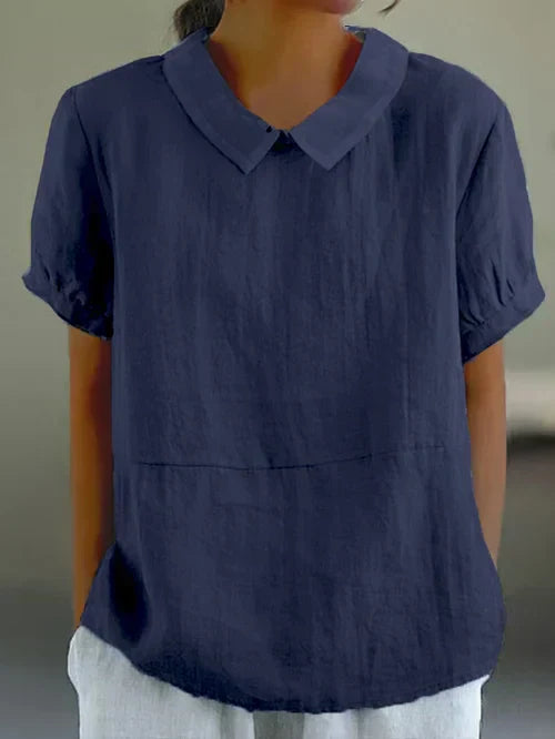 Amalie | Freizeitbluse mit Puffärmeln für Frauen
