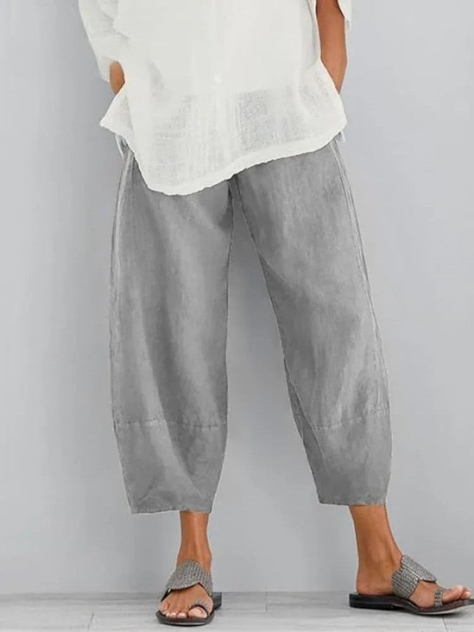Lara | Leinenhosen - Relaxed Fit für Frauen im Sommer