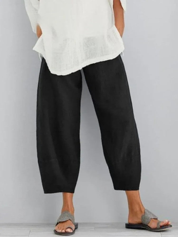 Lara | Leinenhosen - Relaxed Fit für Frauen im Sommer