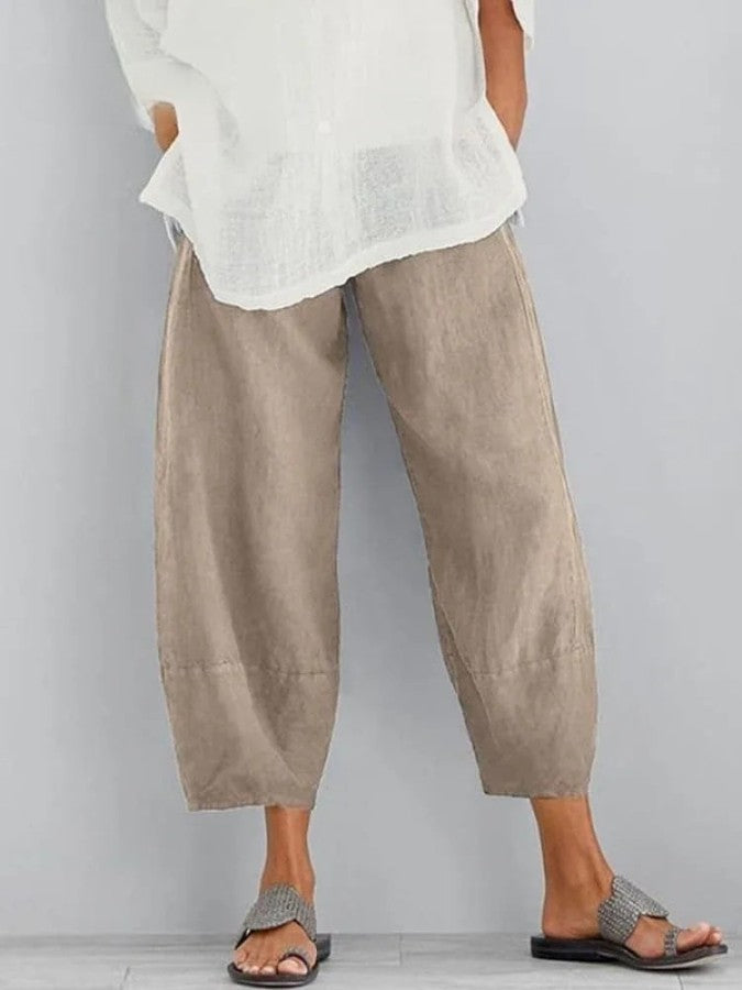 Lara | Leinenhosen - Relaxed Fit für Frauen im Sommer
