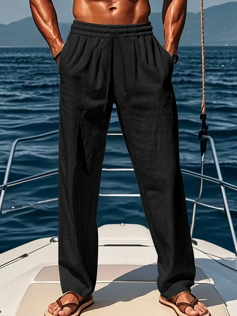 Nico | Leinenhose für Männer mit entspannter Passform