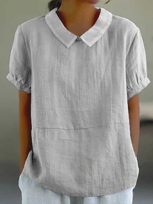 Amalie | Freizeitbluse mit Puffärmeln für Frauen